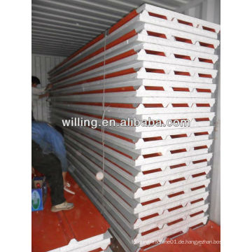 Vorlackierte Spule in Farbe Sandwich Panel, Leichtgewicht / EPS Sandwichplatte / EPS Sandwich Dachplatte